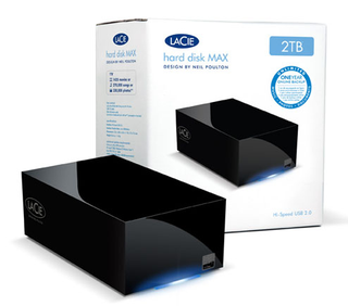 Illustration for article titled LaCie Neil Poulton-Designed Hard Disk Max Now Does RAID